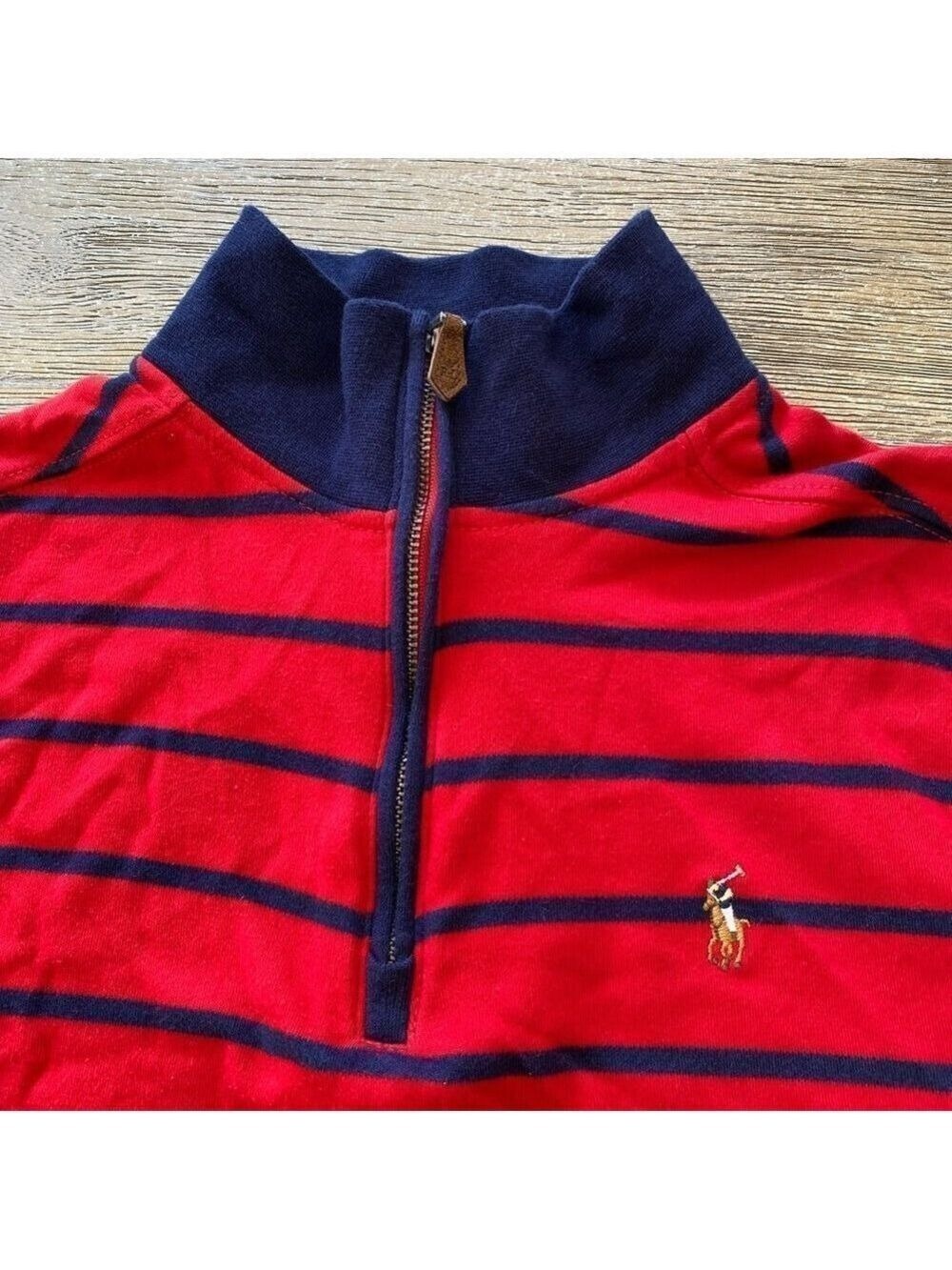 Polo by Ralph Lauren. Quarter zip. Size large. Boys. Excellent condition - Picture 3 of 7